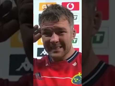 Peter O&#039;Mahony&#039;s Emotional Interview After URC Grand Final #rugby #shorts